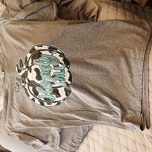 XL GRAY PUMPKIN TEE